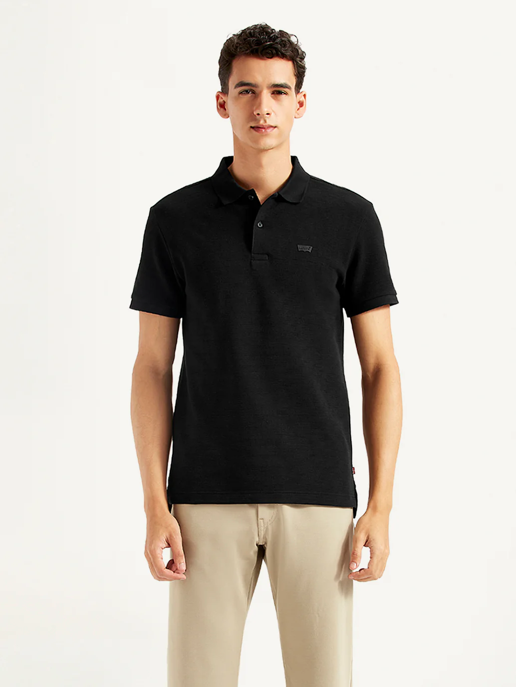 Men's Solid Slim Fit Polo T-shirt - Image 2