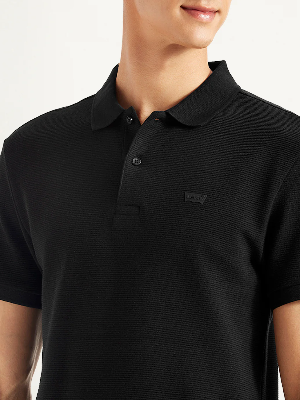 Men's Solid Slim Fit Polo T-shirt - Image 4
