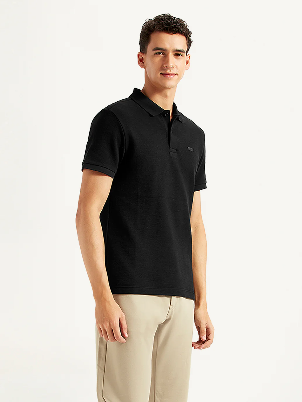 Men's Solid Slim Fit Polo T-shirt - Image 5