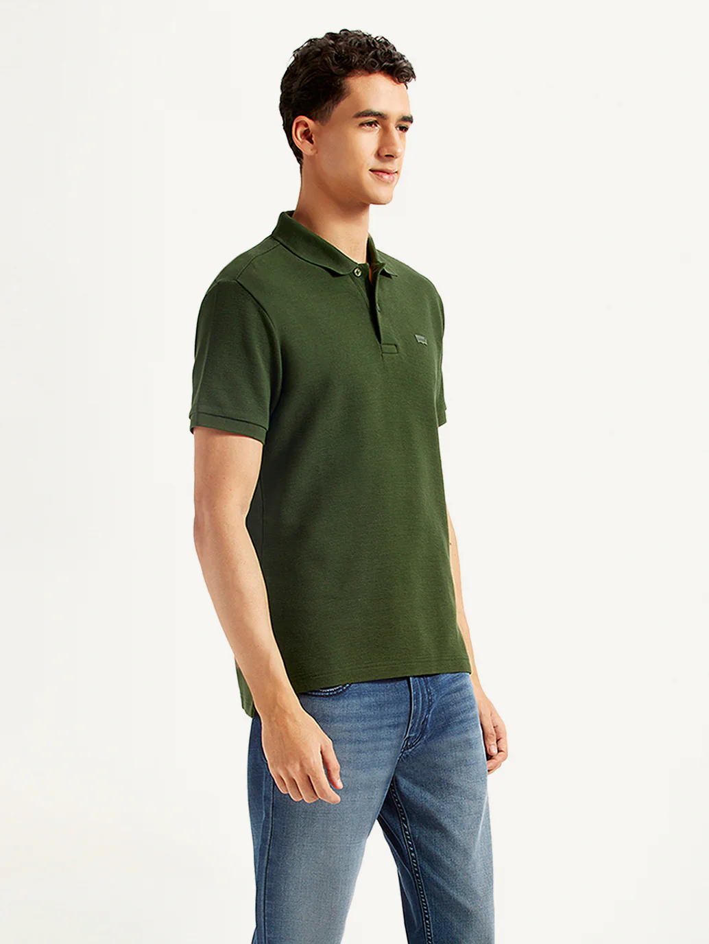 Men's Solid Slim Fit Polo T-shirt - Image 5