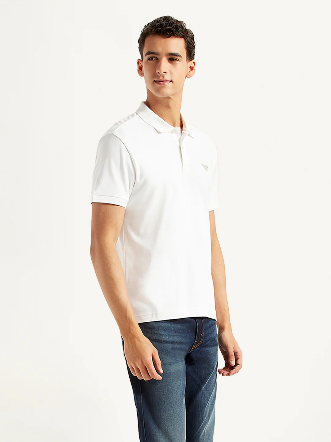 Men's Solid Slim Fit Polo T-shirt - Image 5