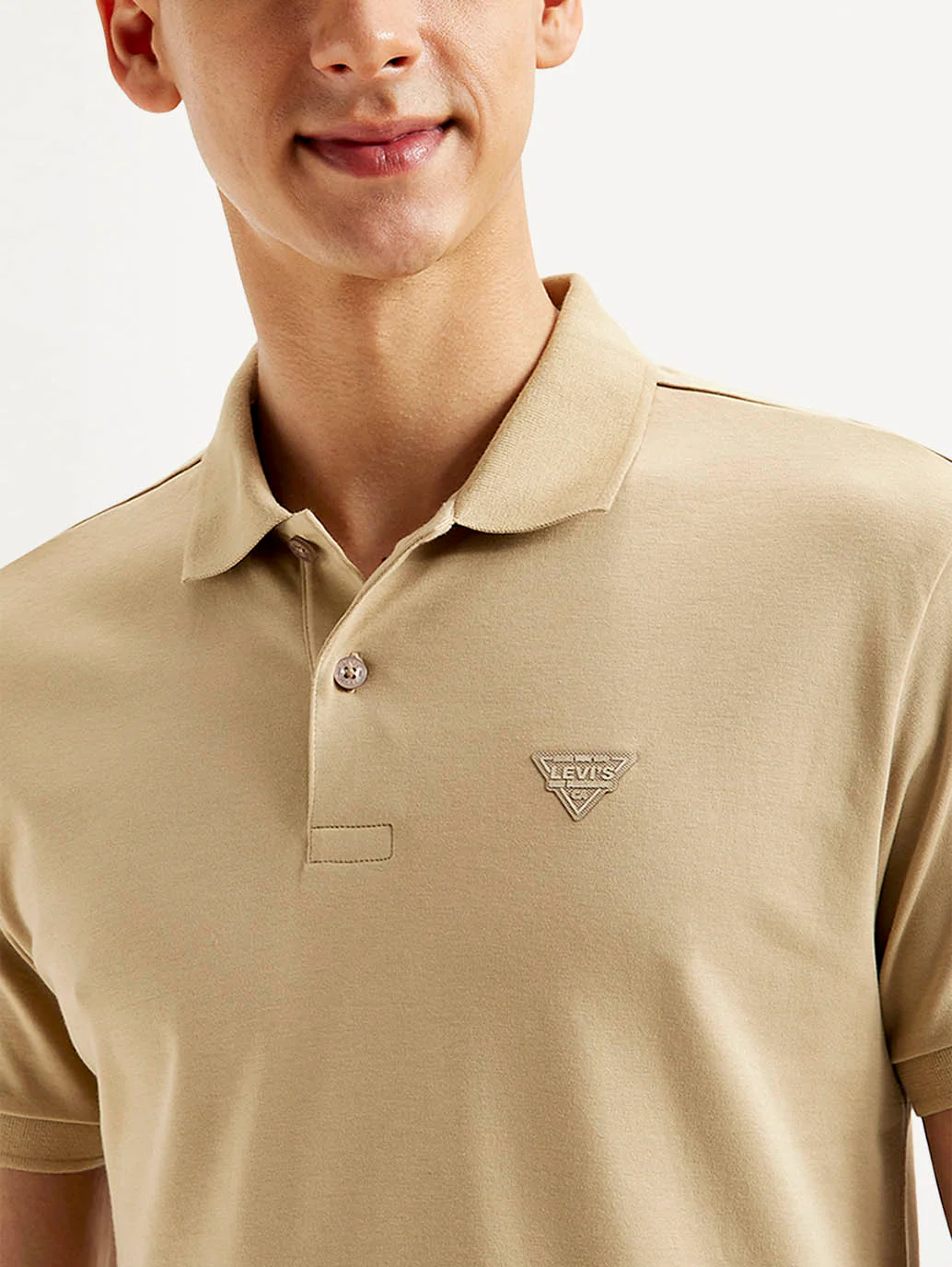 Men's Solid Slim Fit Polo T-shirt - Image 4