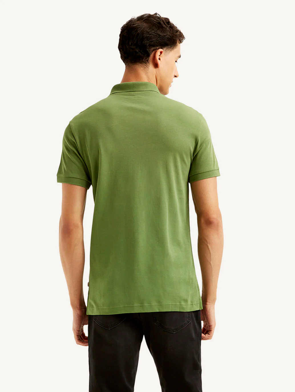 Men's Solid Slim Fit Polo T-shirt - Image 3