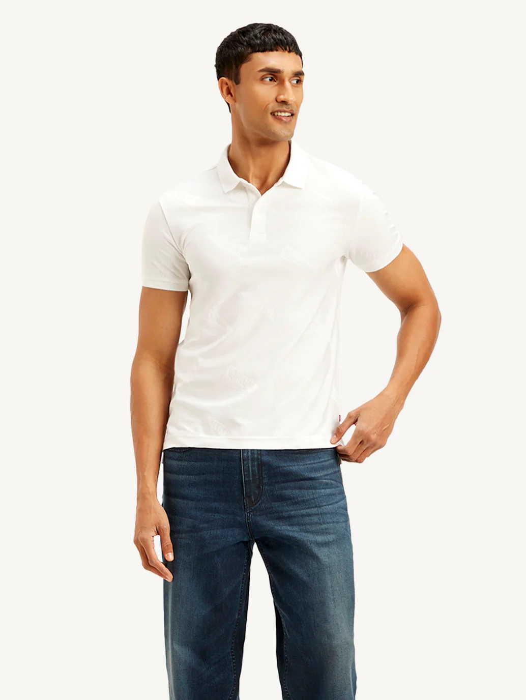 Men's Solid Slim Fit Polo T-shirt - Image 2