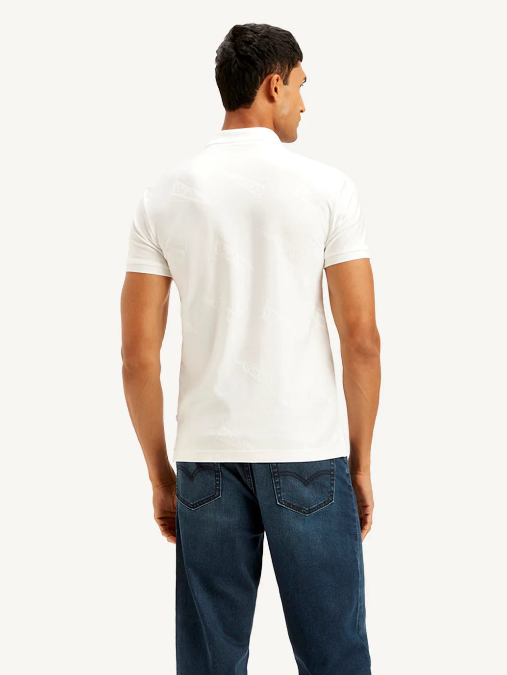 Men's Solid Slim Fit Polo T-shirt - Image 3