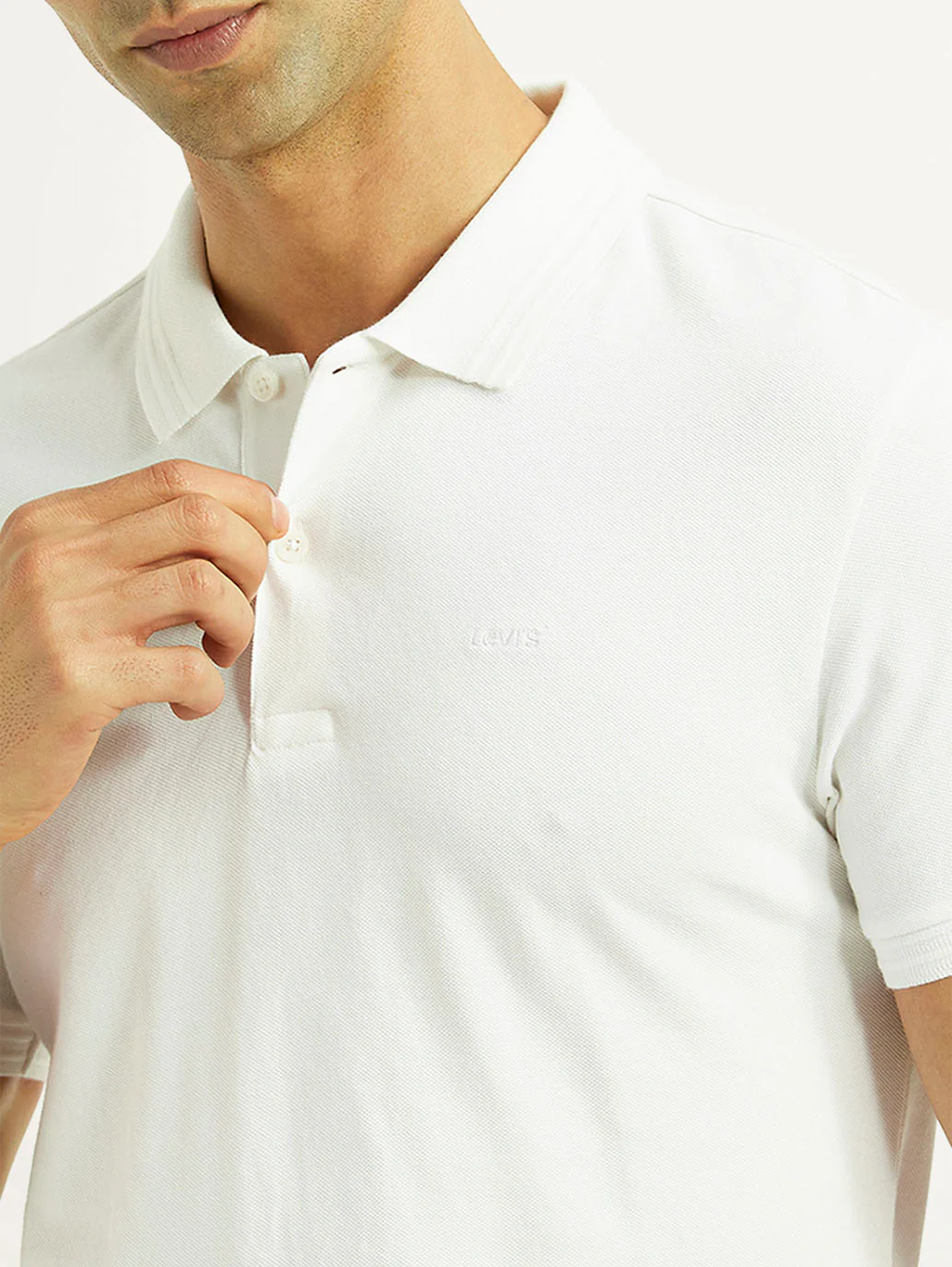 Men's Solid Slim Fit Polo T-shirt - Image 4