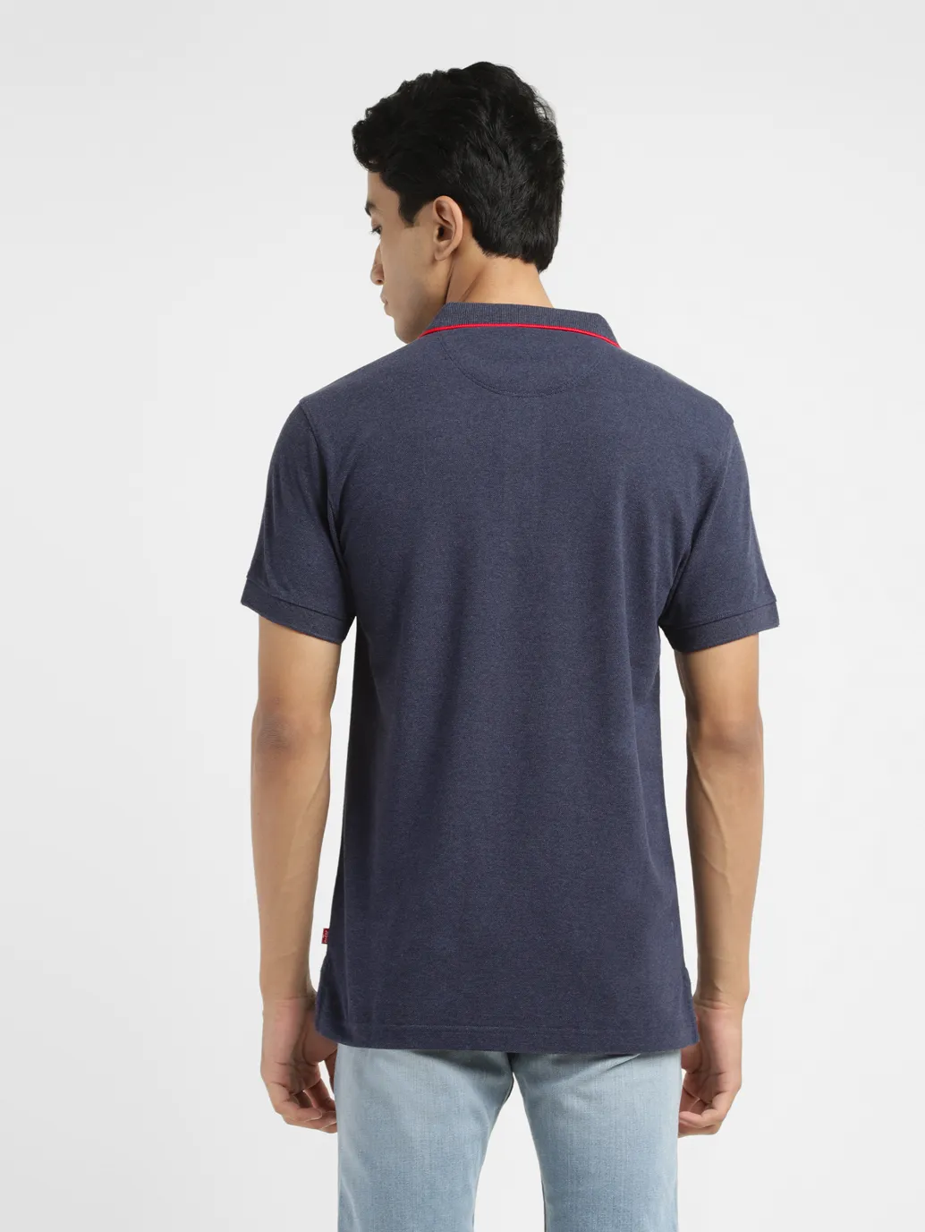 Men's Solid Slim Fit Polo T-shirt - Image 3