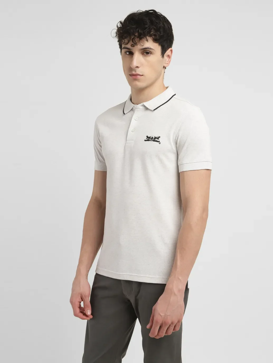 Men's Solid Slim Fit Polo T-shirt - Image 4