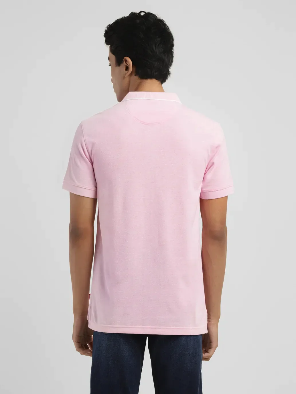 Men's Solid Slim Fit Polo T-shirt - Image 3