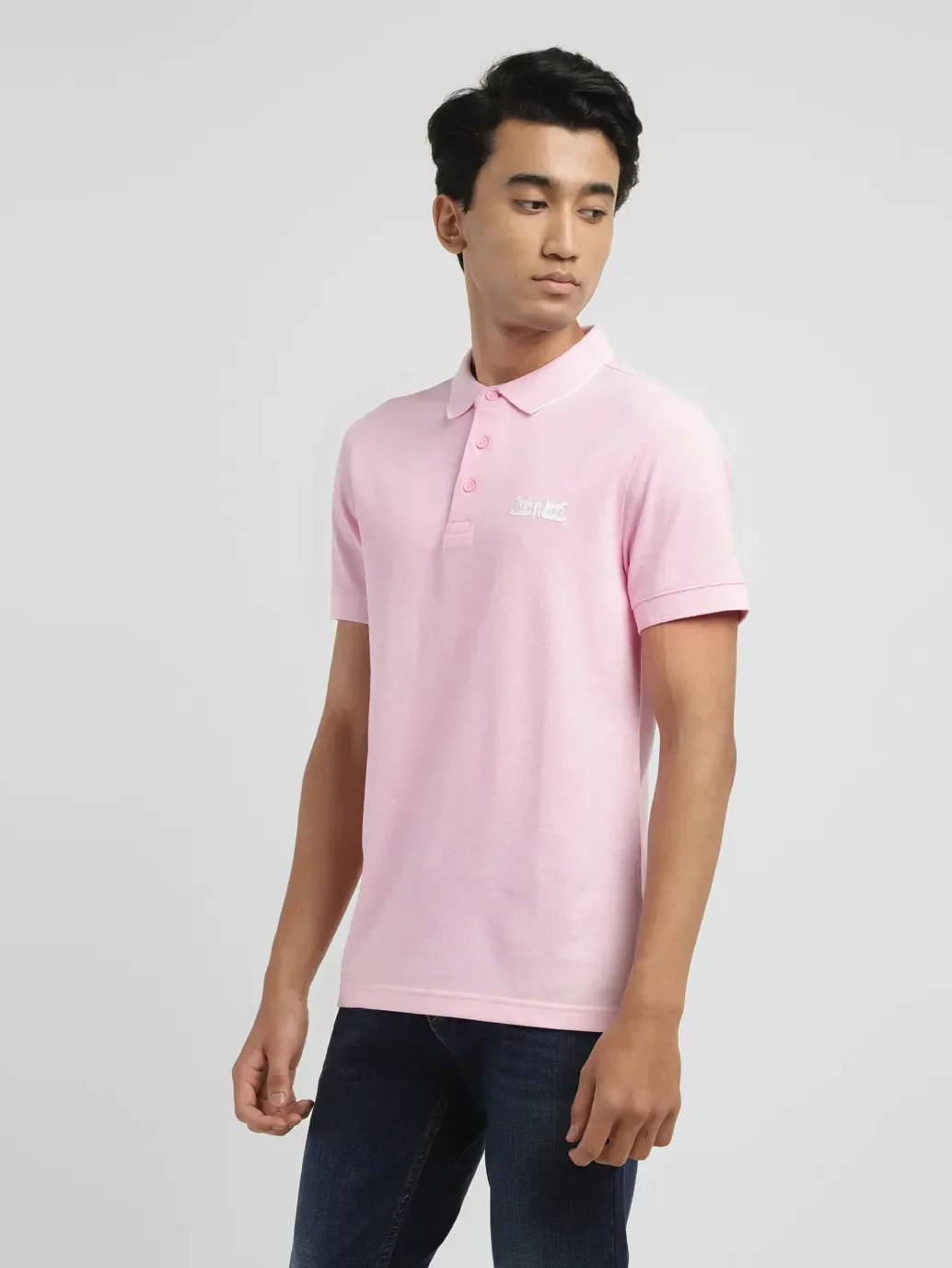 Men's Solid Slim Fit Polo T-shirt - Image 4