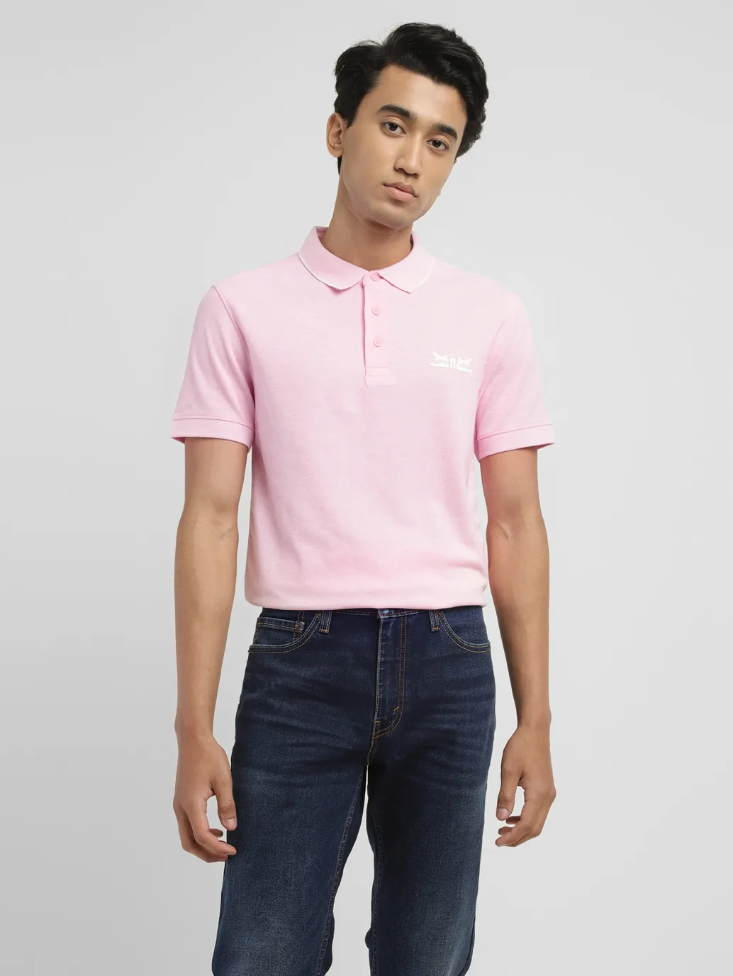 Men's Solid Slim Fit Polo T-shirt - Image 6