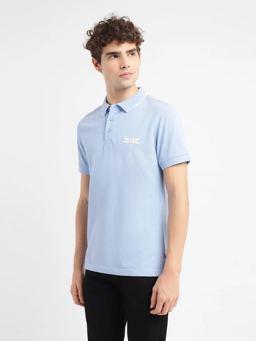 Men's Solid Slim Fit Polo T-shirt - Image 4