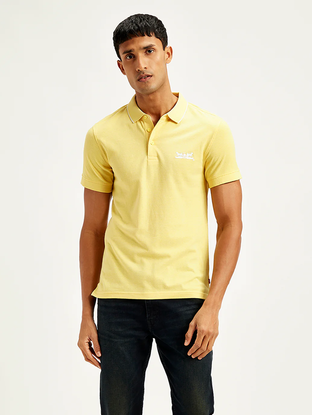 Men's Solid Slim Fit Polo T-Shirt - Image 4