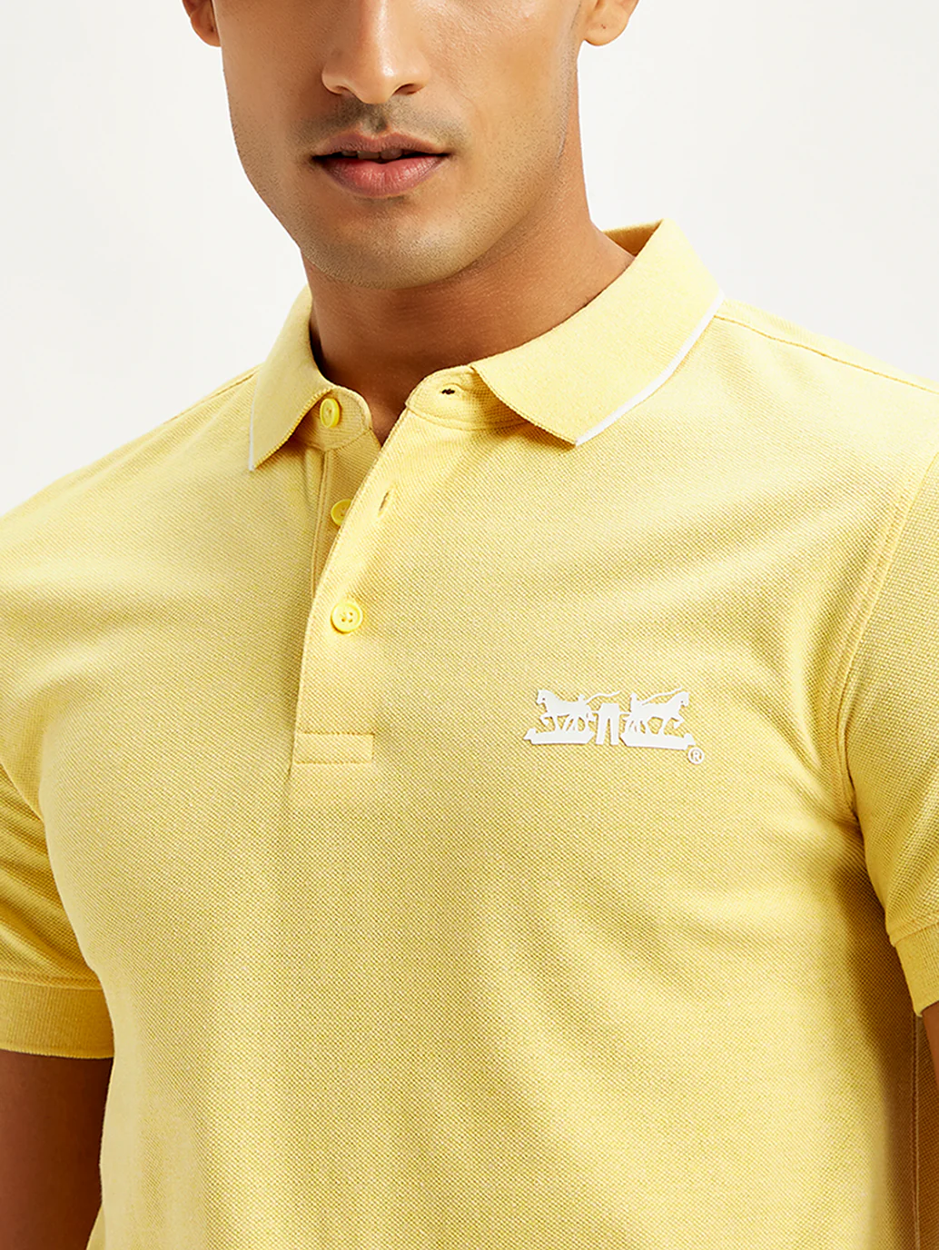 Men's Solid Slim Fit Polo T-Shirt - Image 5