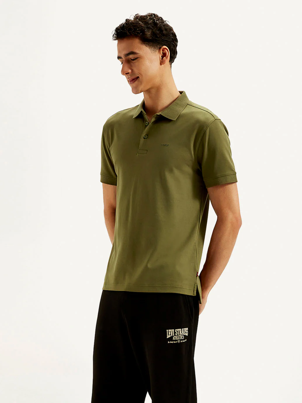 Men's Solid Slim Fit Polo T-shirt - Image 5