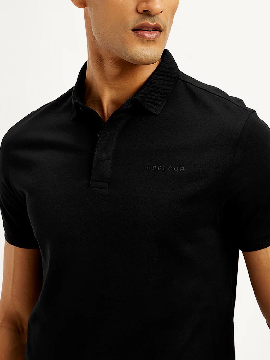 Men's Redloop Solid Ultra Soft Polo T-shirt - Image 5