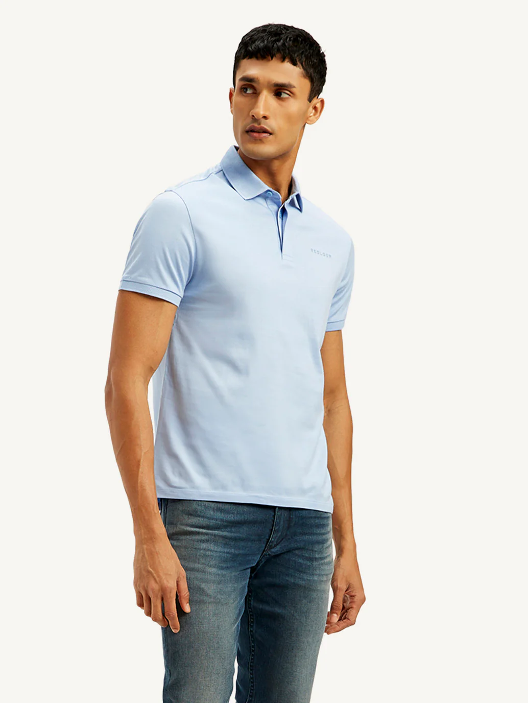 Men's Redloop Solid Ultra Soft Polo T-shirt - Image 6