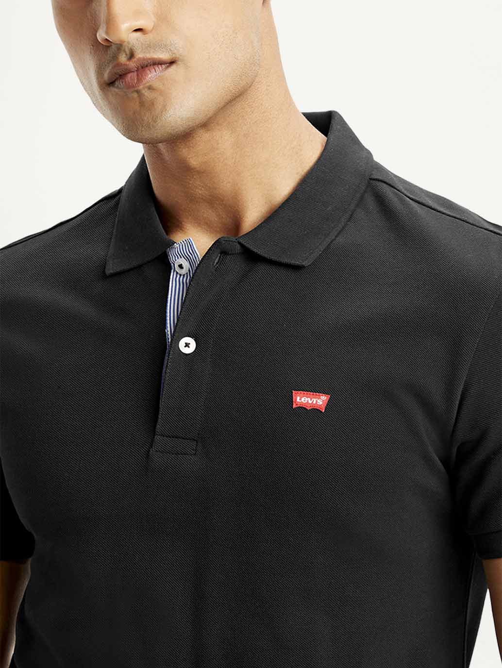 Men's Solid Slim Fit Polo T-shirt - Image 4