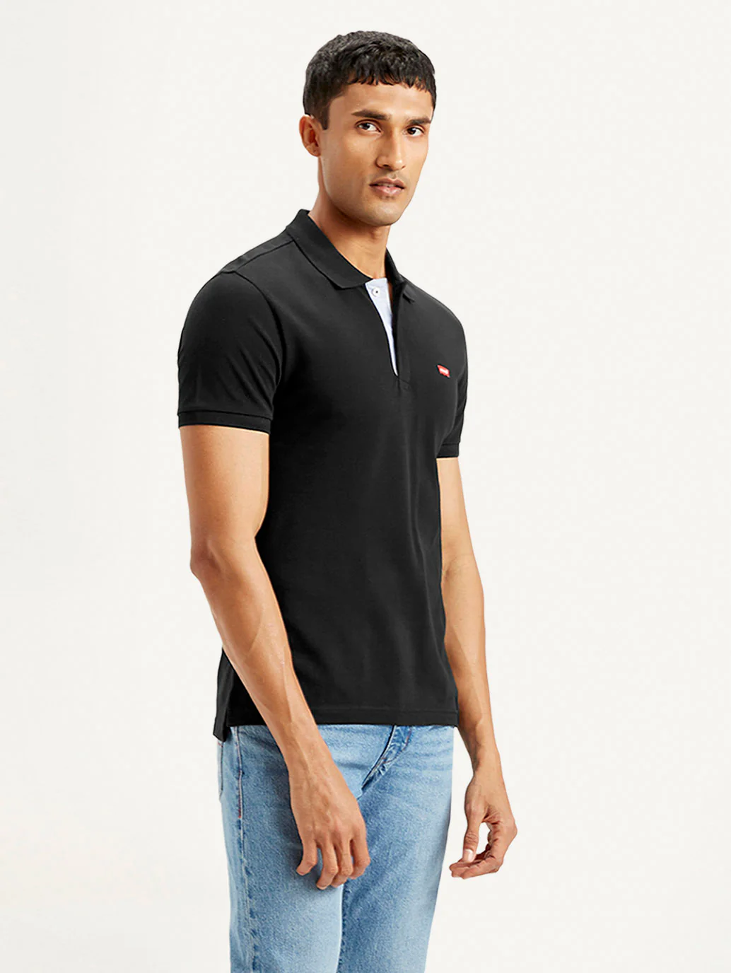 Men's Solid Slim Fit Polo T-shirt - Image 5