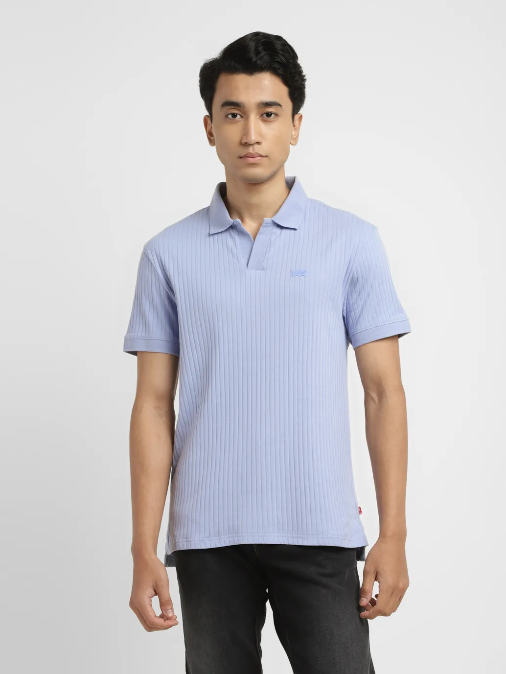 Men's Solid Slim Fit Polo T-shirt - Image 2