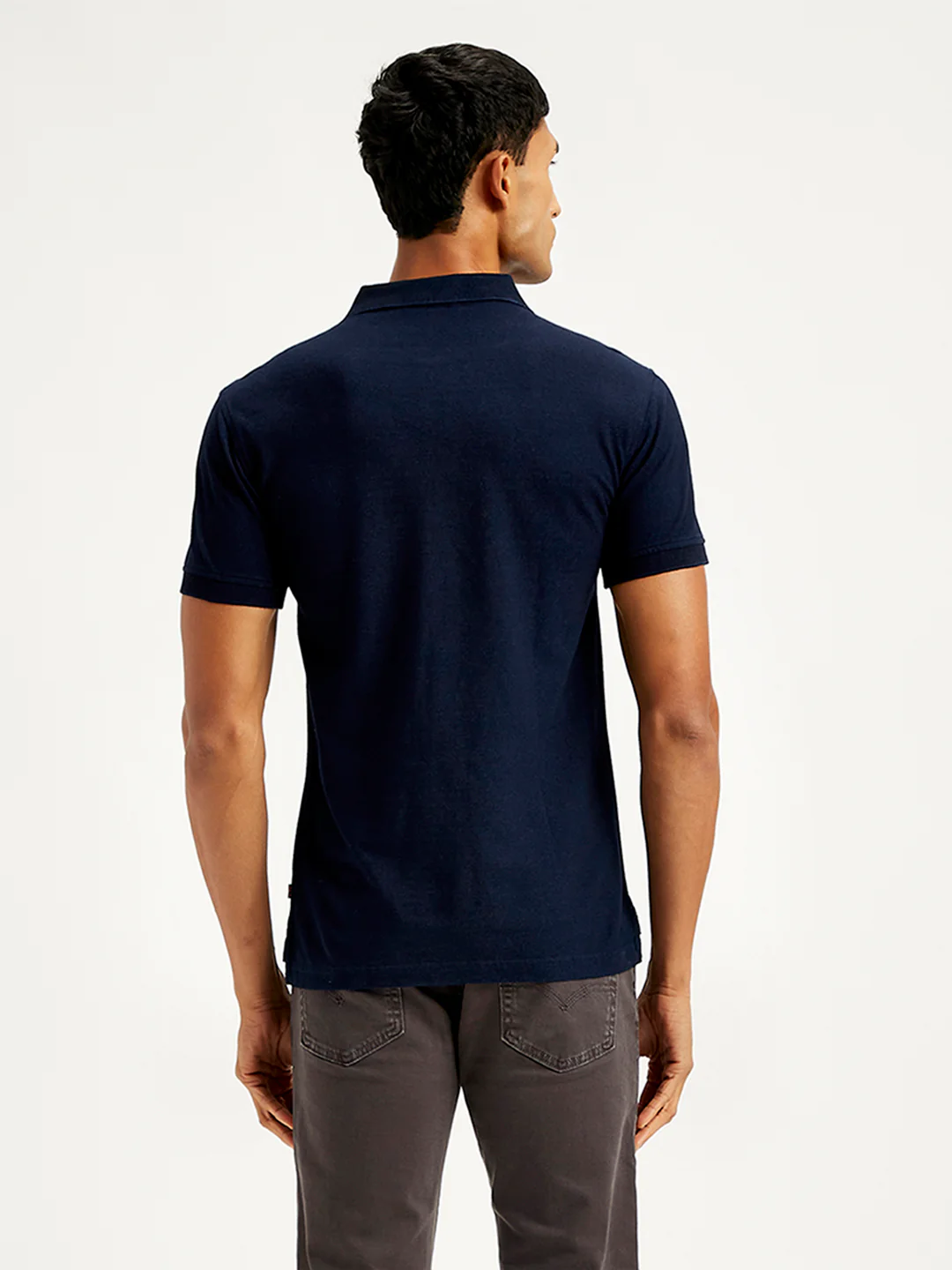 Men's Solid Slim Fit Polo T-Shirt - Image 2