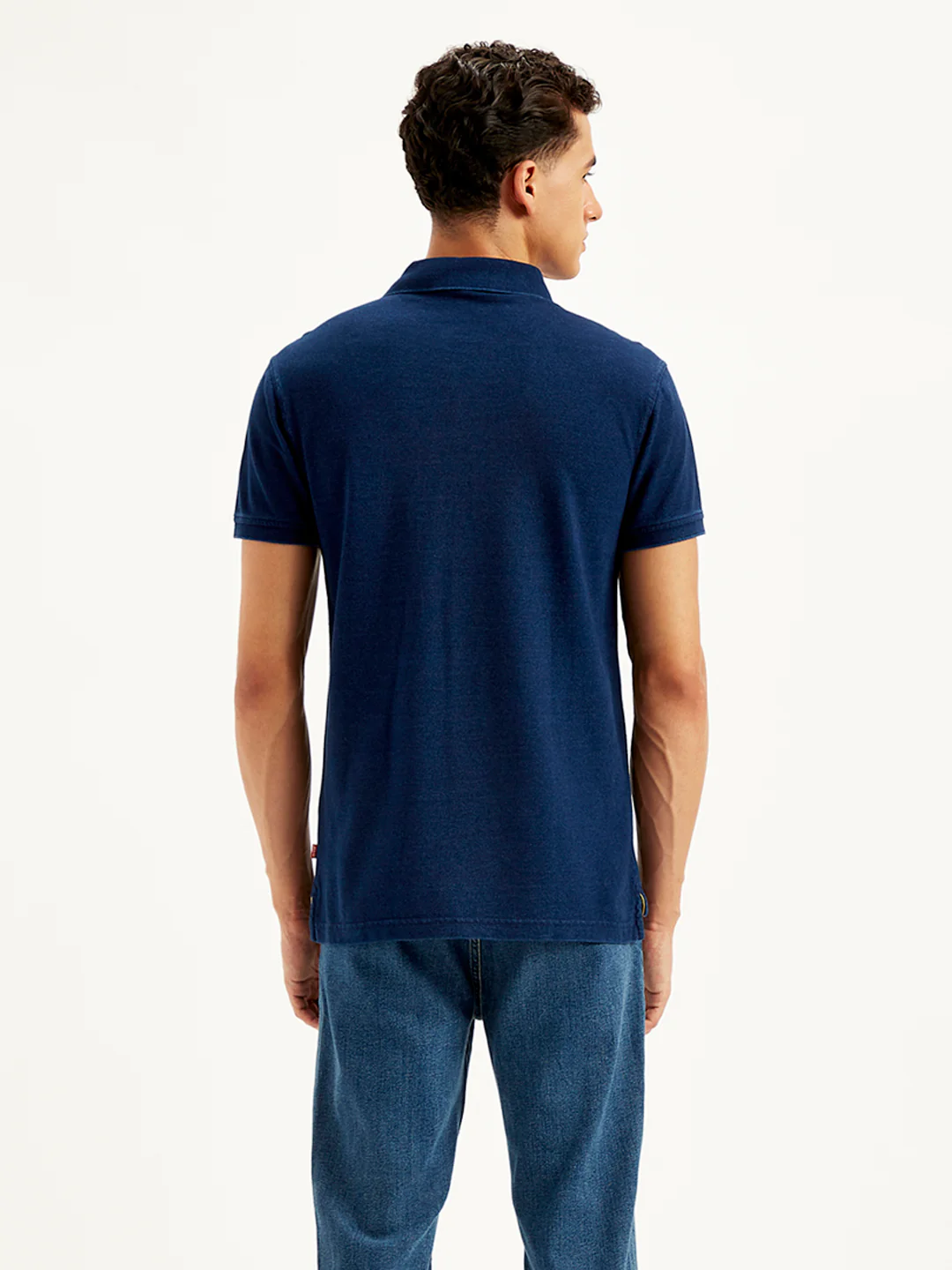 Men's Solid Slim Fit Polo T-Shirt - Image 3