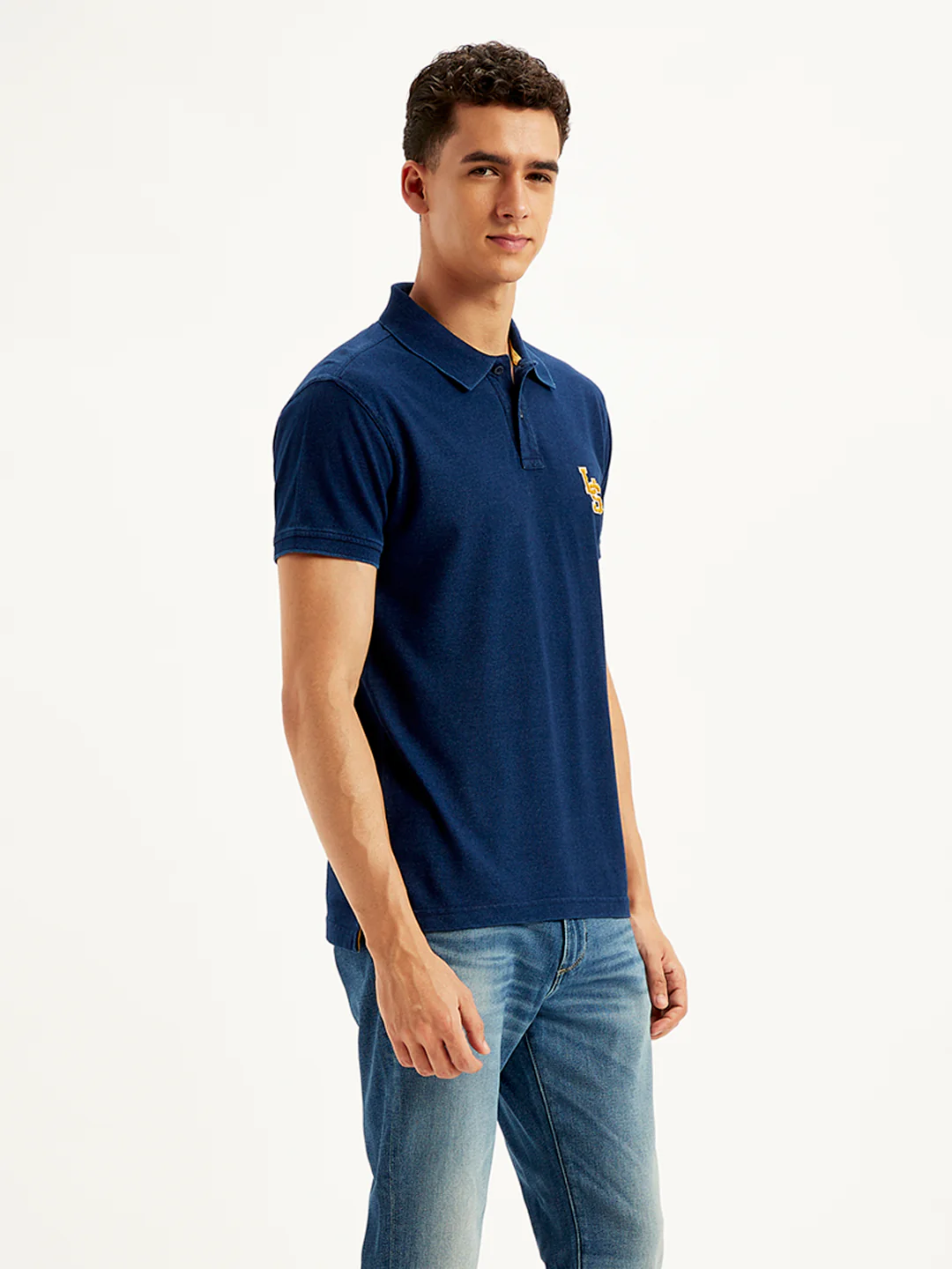 Men's Solid Slim Fit Polo T-Shirt - Image 4