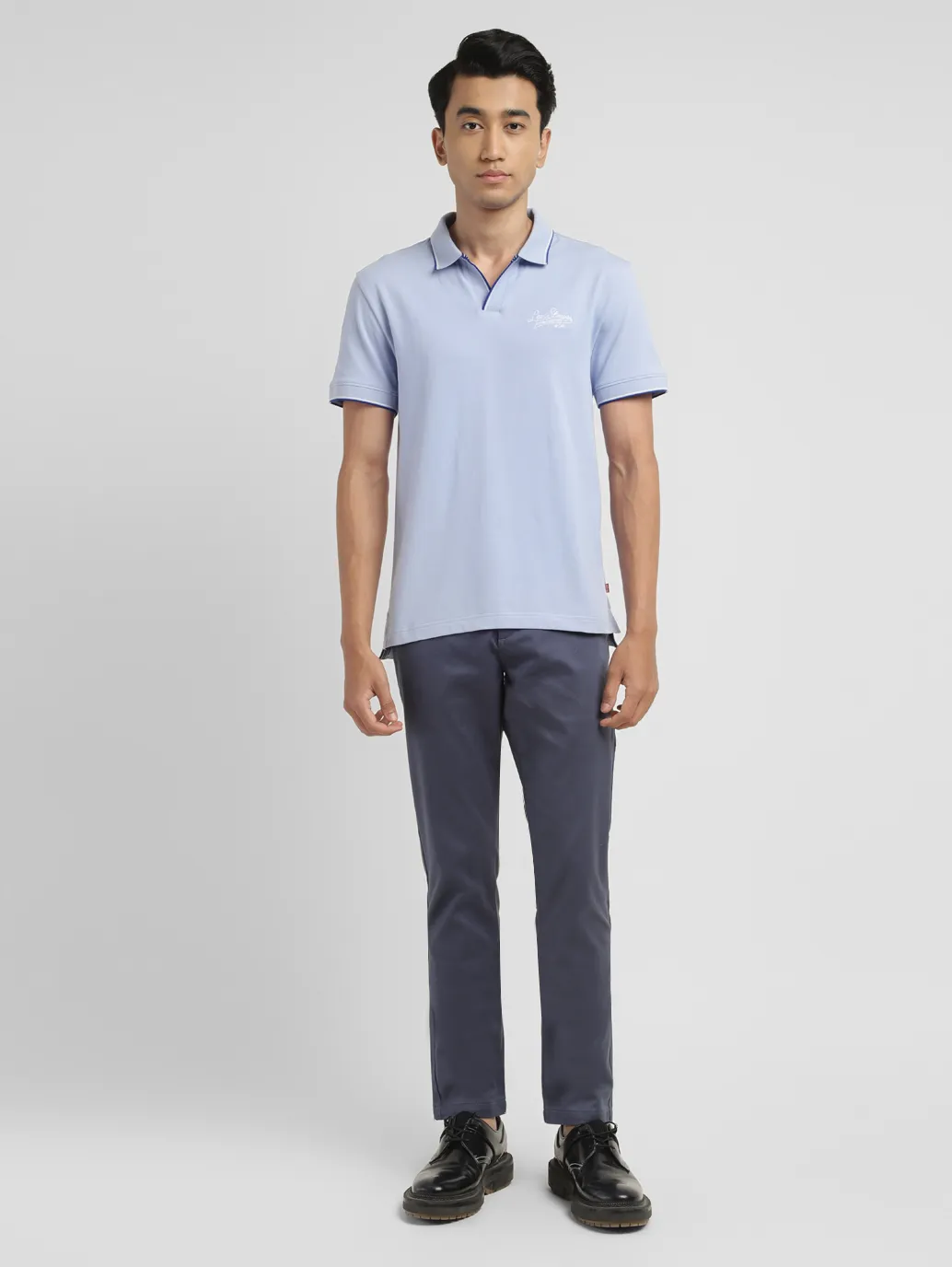 Men's Solid Slim Fit Polo T-shirt - Image 6