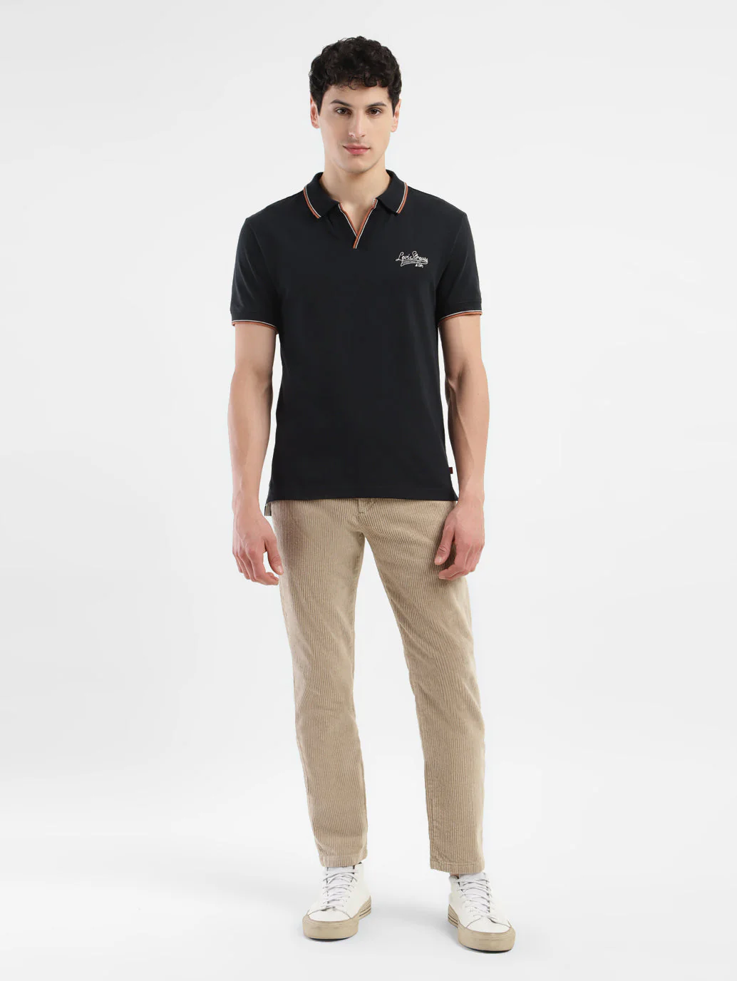 Men's Solid Slim Fit Polo T-shirt - Image 6