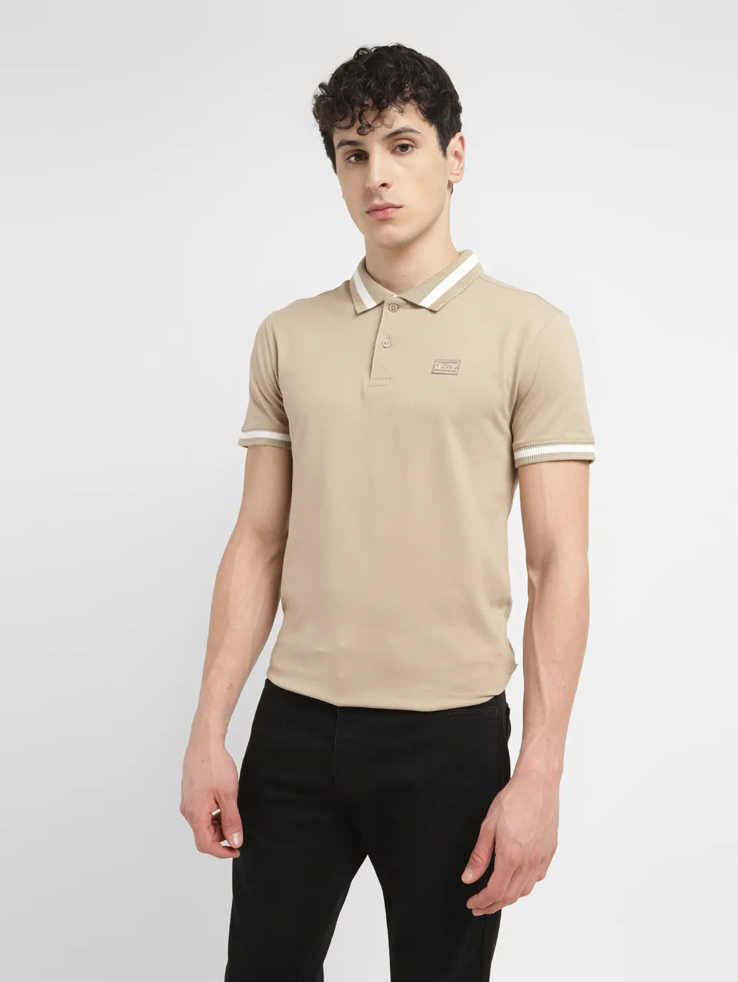 Men's Solid Slim Fit Polo T-shirt - Image 6