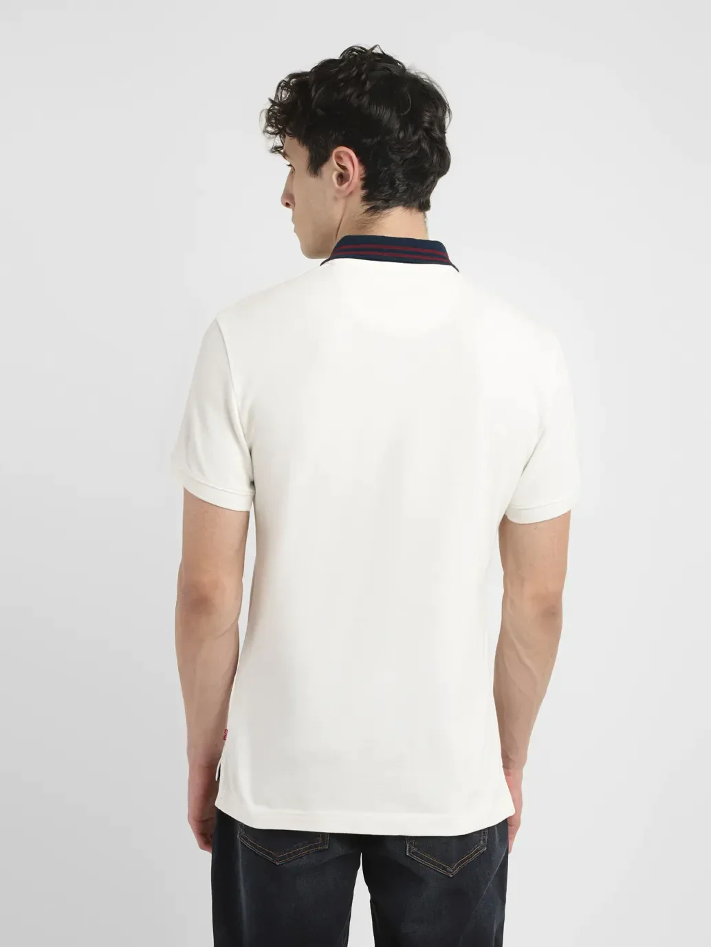 Men's Solid Slim Fit Polo T-shirt - Image 3