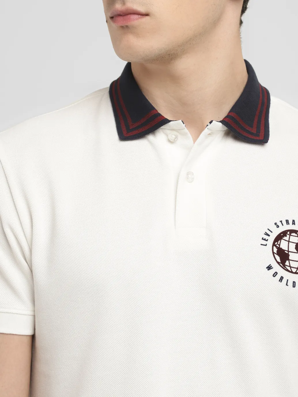 Men's Solid Slim Fit Polo T-shirt - Image 5