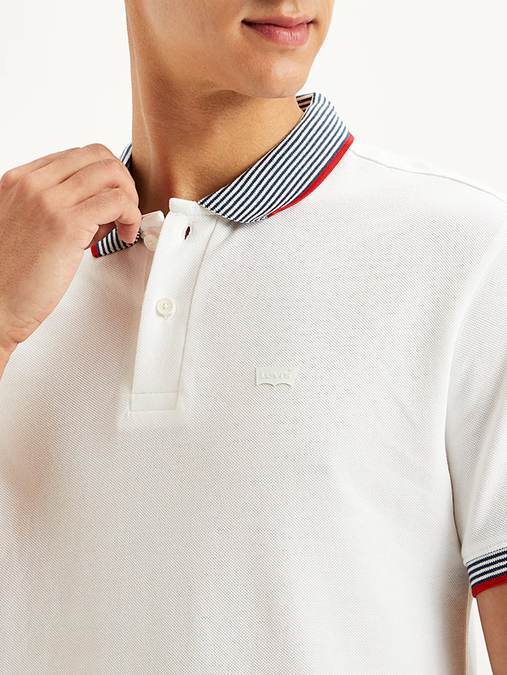Men's Solid Slim Fit Polo T-Shirt - Image 5