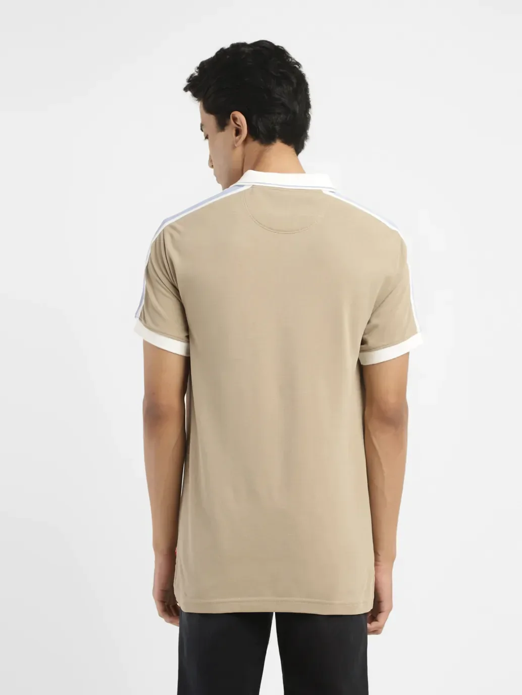 Men's Solid Slim Fit Polo T-shirt - Image 3