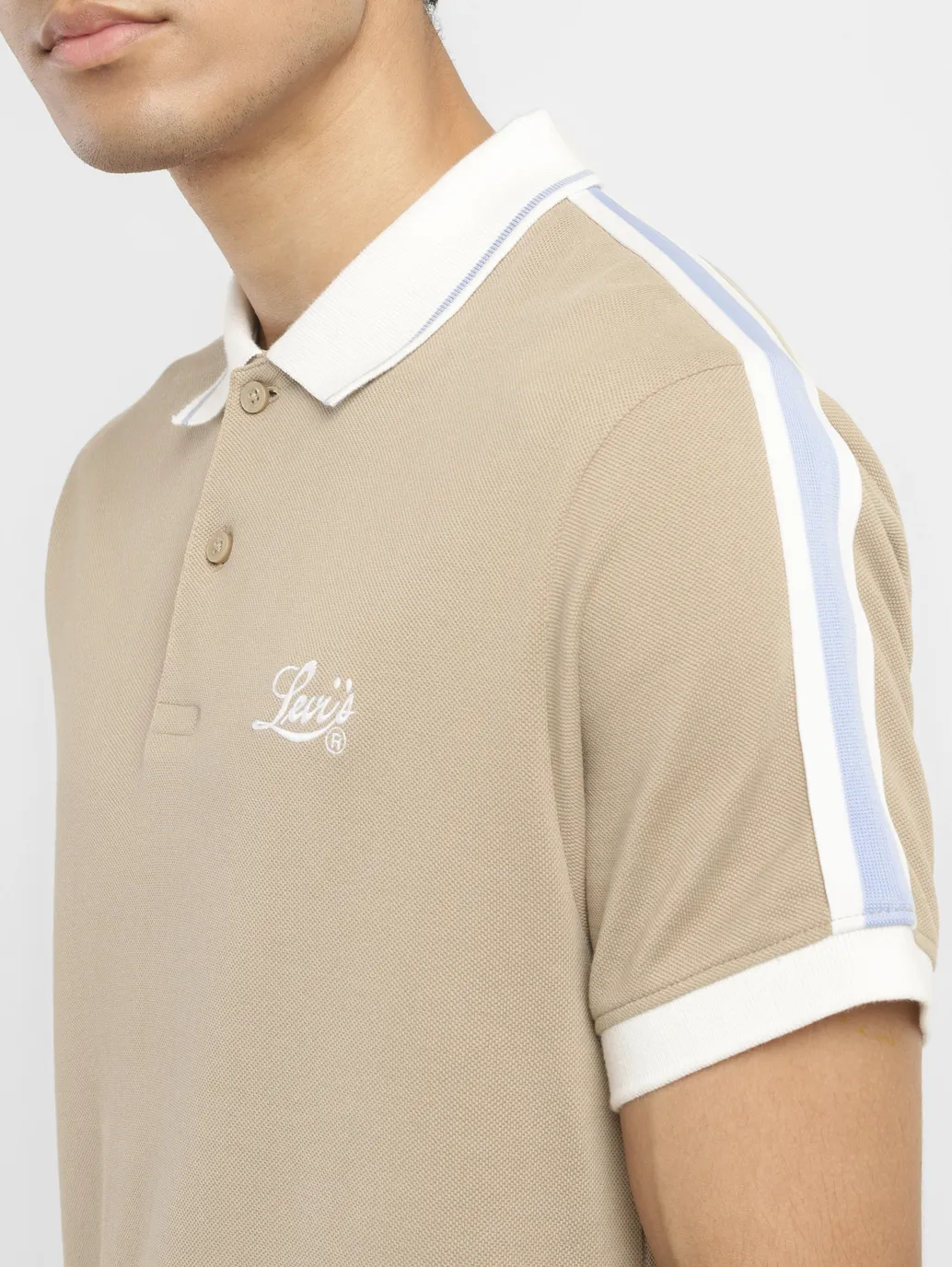 Men's Solid Slim Fit Polo T-shirt - Image 5