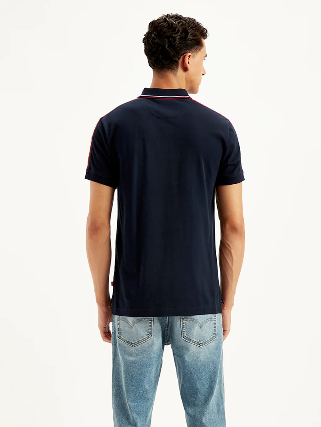 Men's Solid Slim Fit Polo T-shirt - Image 4