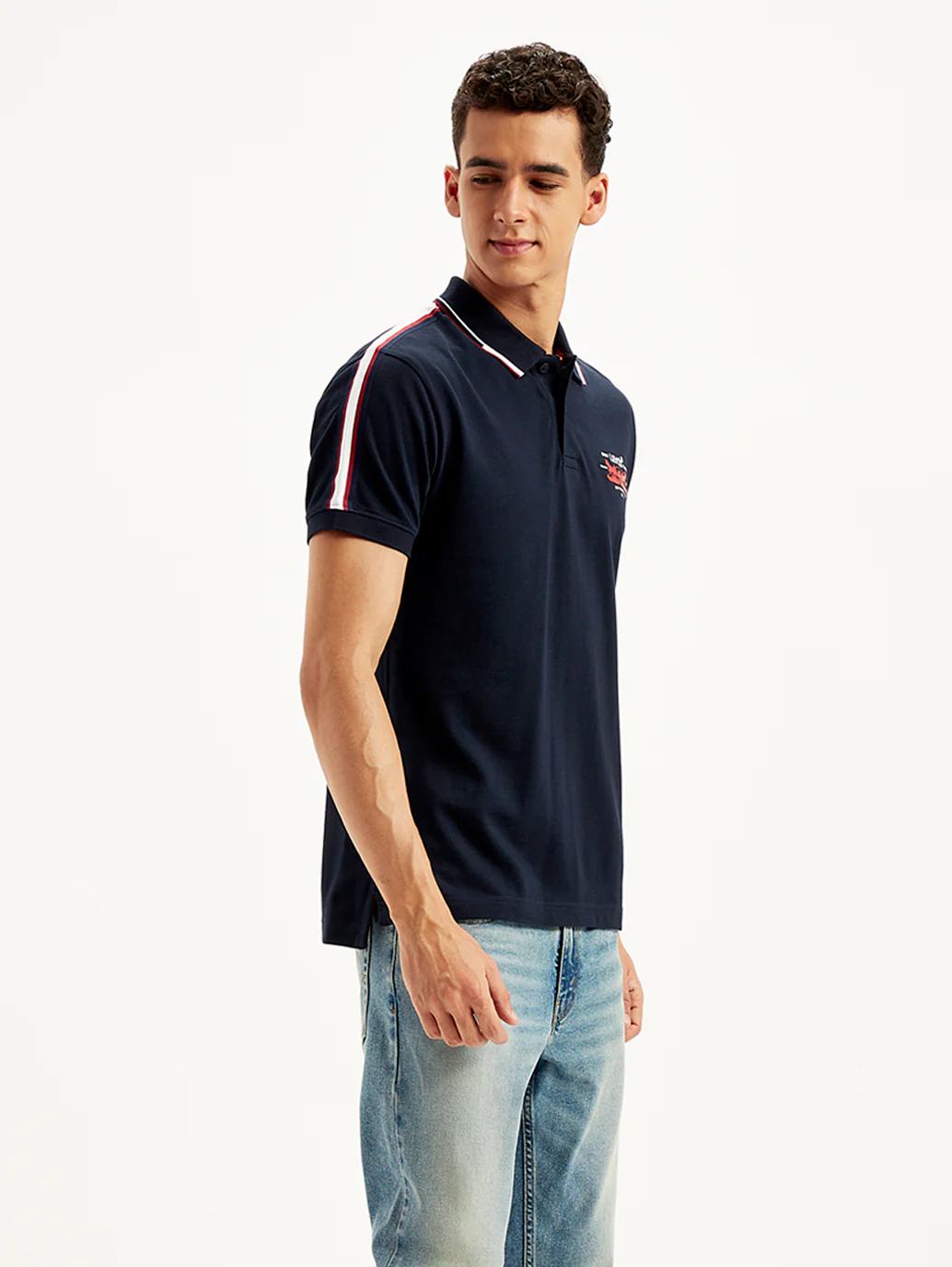 Men's Solid Slim Fit Polo T-shirt - Image 6
