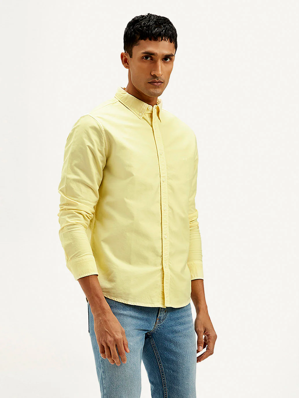 Men's Solid Dyed Slim Fit Shirt - Image 6