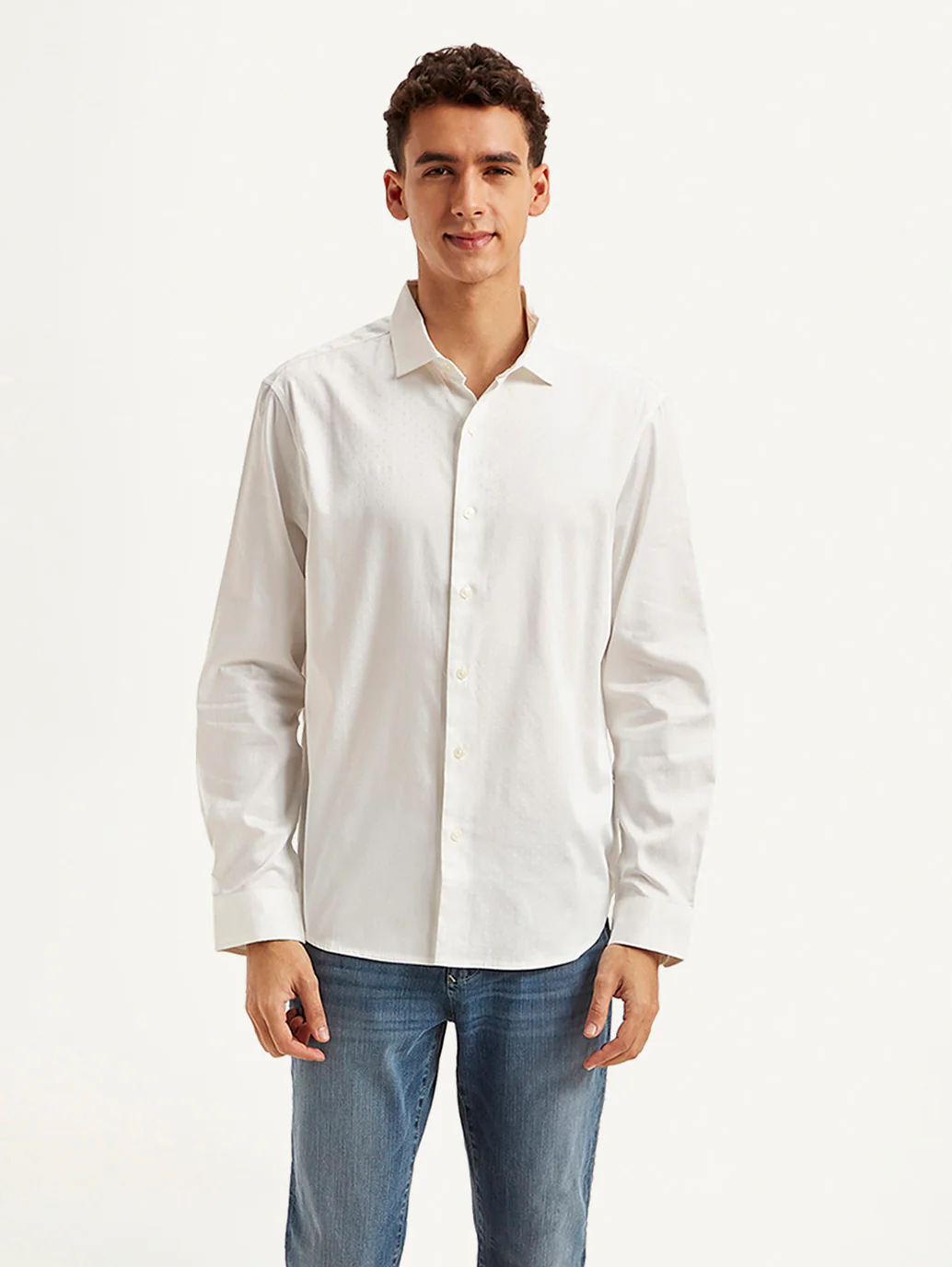 Men's Redloop Solid Slim Fit Shirt - Image 2
