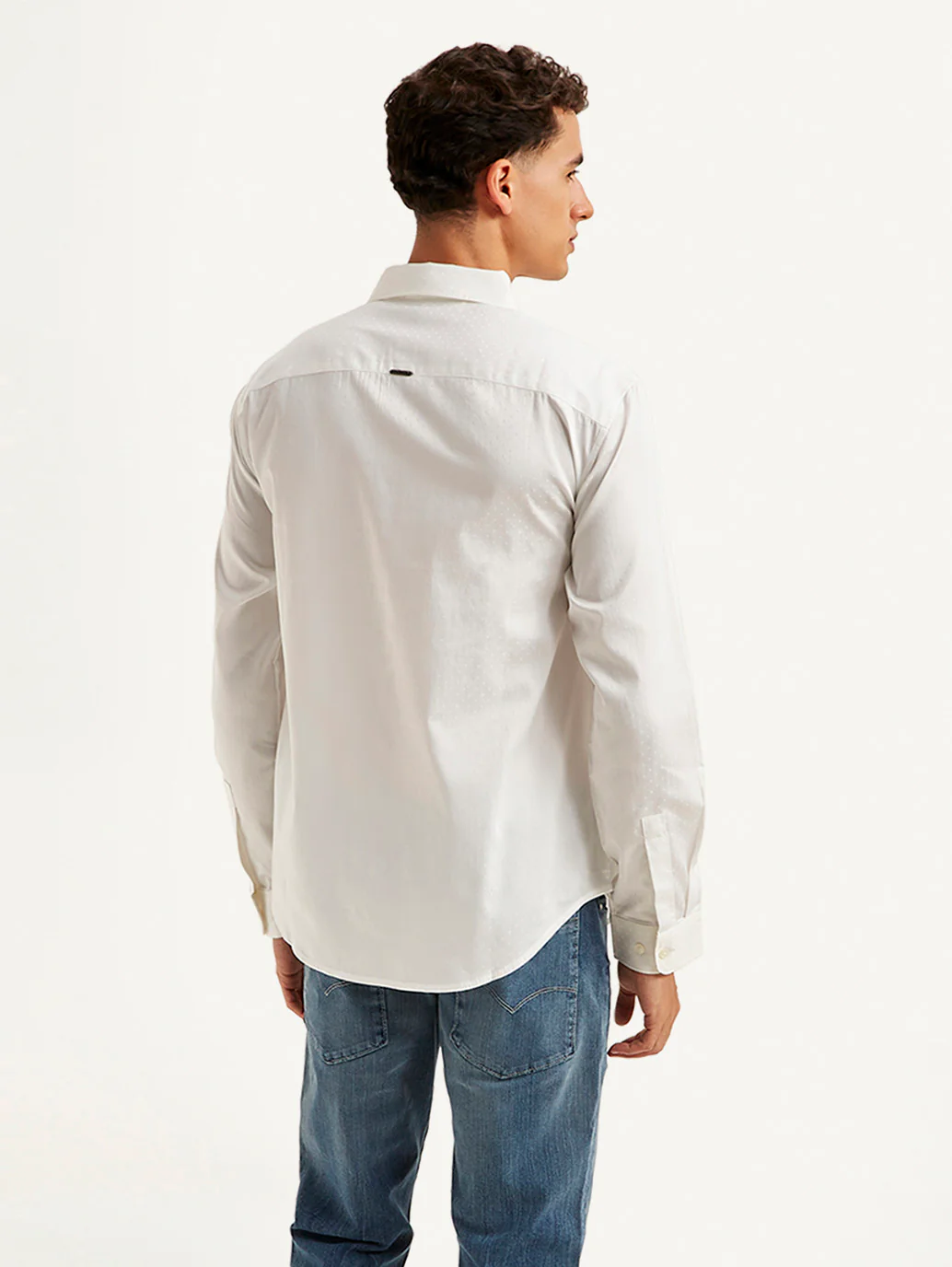 Men's Redloop Solid Slim Fit Shirt - Image 3