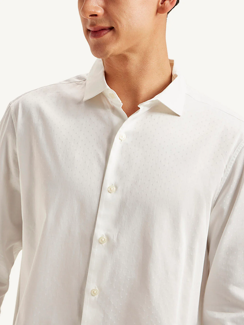 Men's Redloop Solid Slim Fit Shirt - Image 4