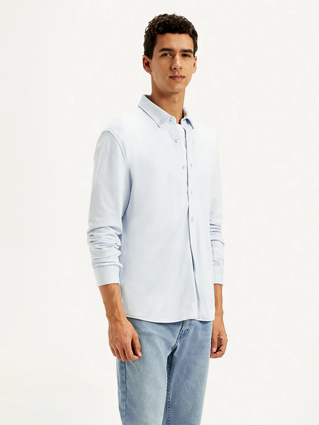 Men's Solid Slim Fit Shirt - Image 5