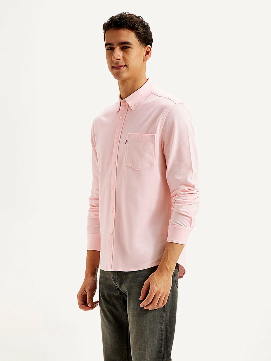 Men's Solid Slim Fit Shirt - Image 5