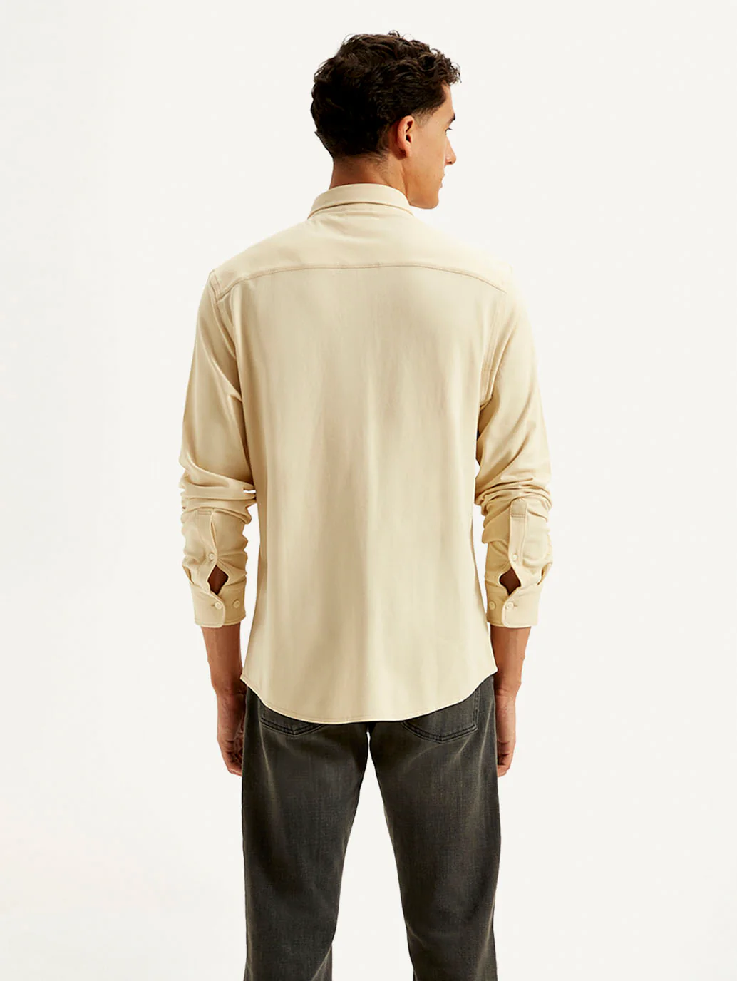 Men's Solid Slim Fit Shirt - Image 3
