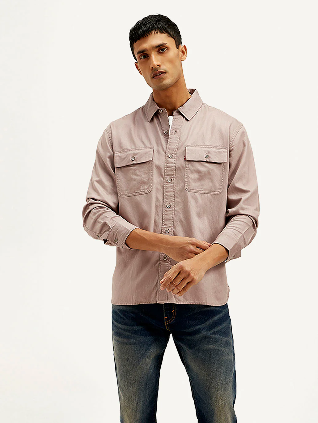 Men's Solid Slim Fit Shirt - Image 2