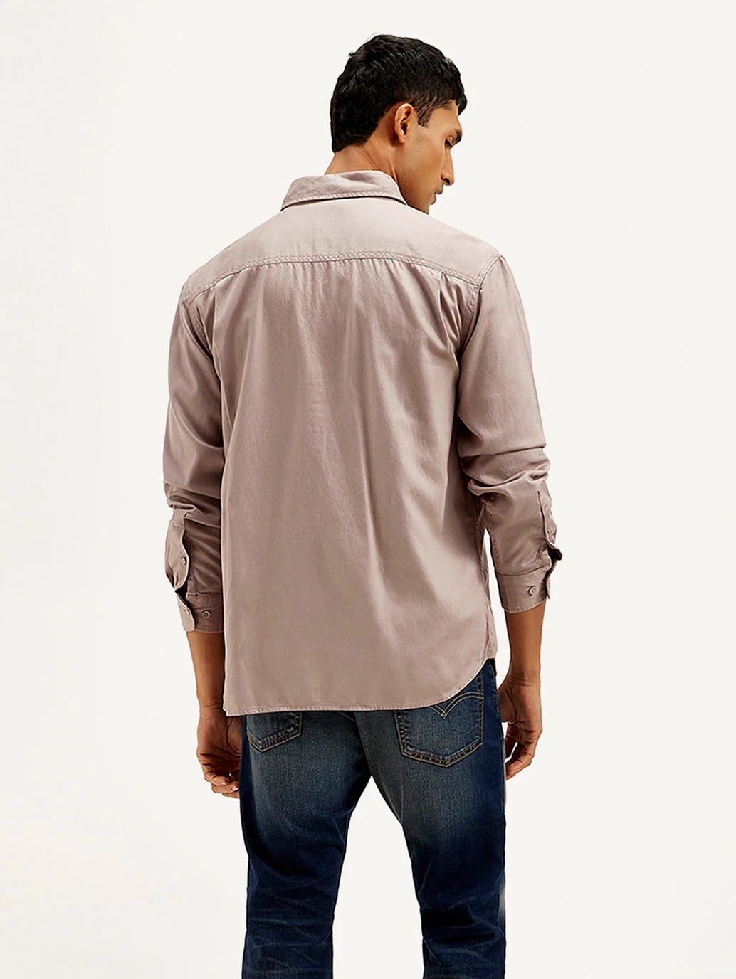 Men's Solid Slim Fit Shirt - Image 3