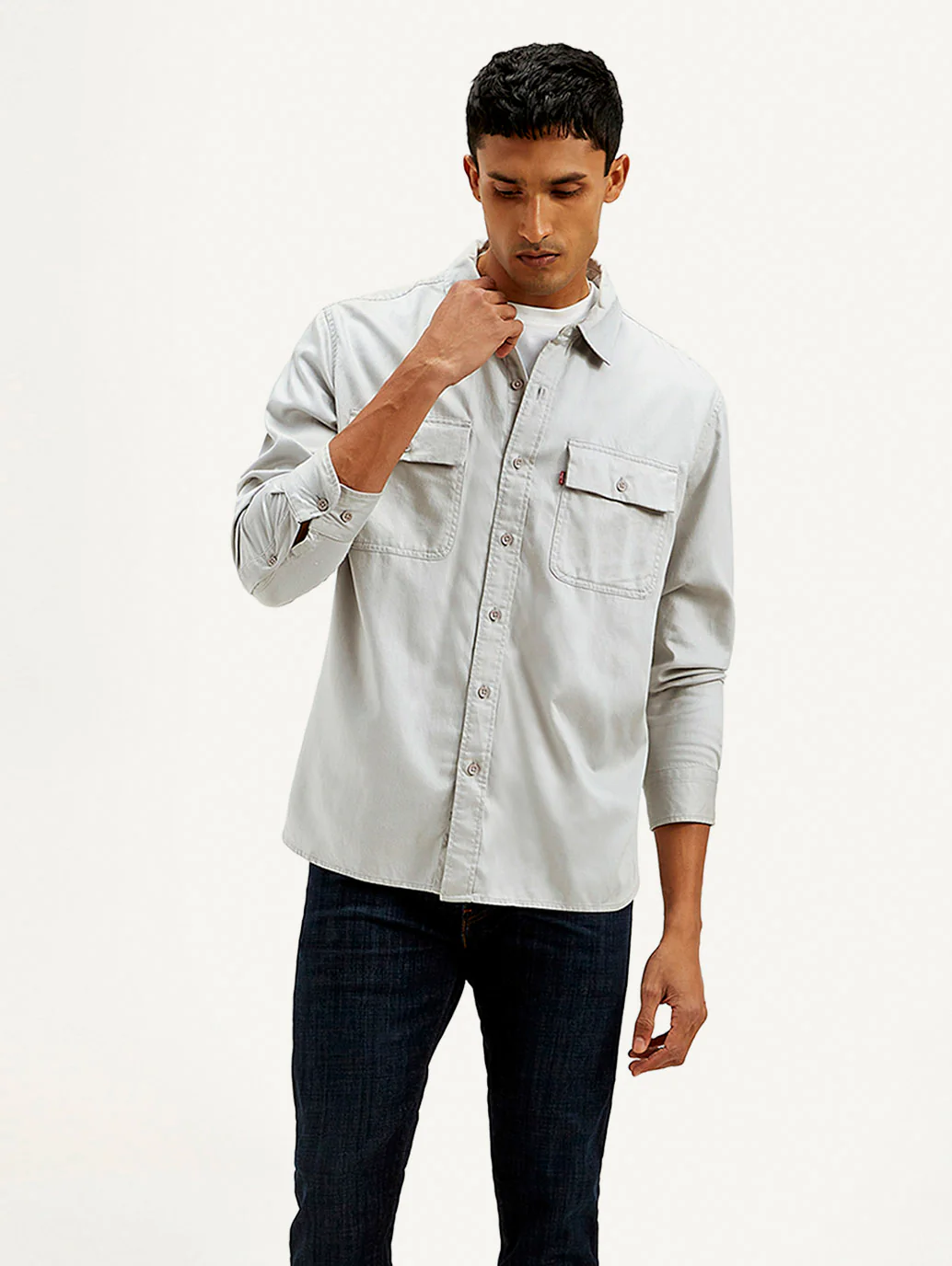 Men's Solid Slim Fit Shirt - Image 2