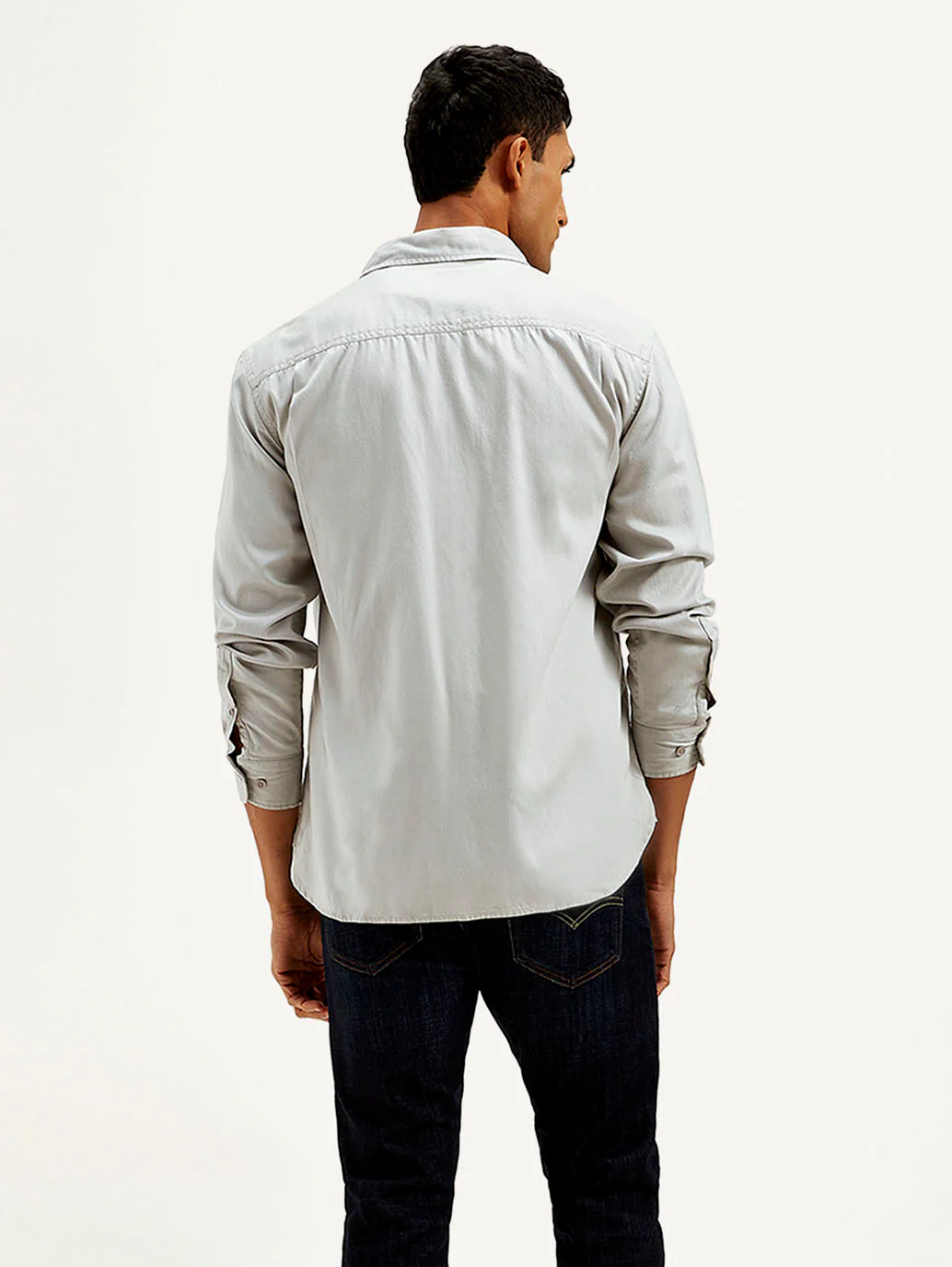 Men's Solid Slim Fit Shirt - Image 3