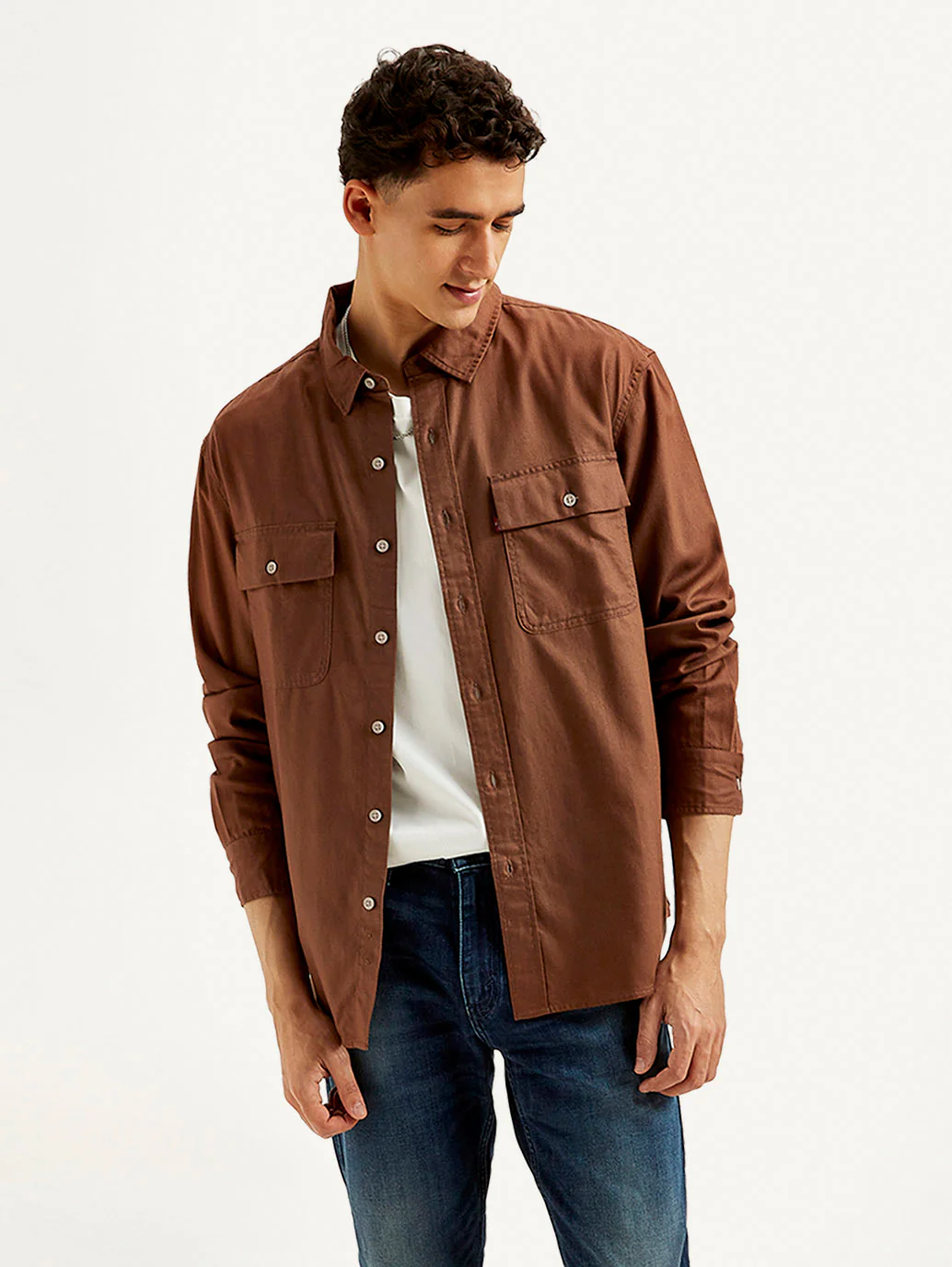 Men's Solid Slim Fit Shirt - Image 2