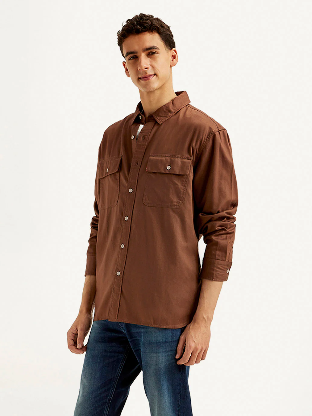 Men's Solid Slim Fit Shirt - Image 6